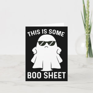 Ist etwas Boo Ghost Halloween Kostüme Männer Fraue Karte