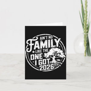 Ist Familie nicht wie die, die ein Familientreffen Karte