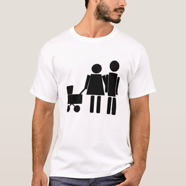 Ist gerade groß T-Shirt (Vorderseite)
