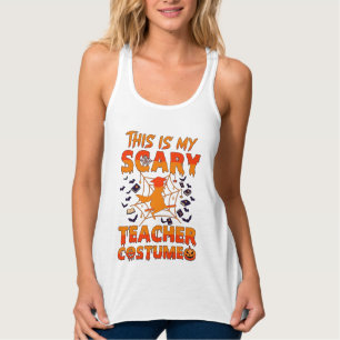 Ist Grusel-Lehrer-Kostüm Halloween Hexe Spinne Wir Tank Top
