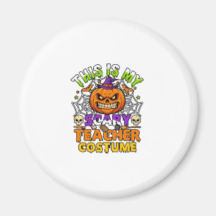 Ist Grusel-Lehrer-Kostüm Haloween-Kürbis-Hexe-Ha Magnet