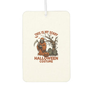 Ist Gruseliges Halloween-Kostüm Orange Reaper Kürb Autolufterfrischer