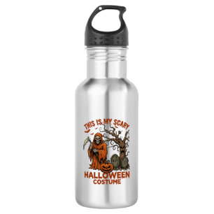Ist Gruseliges Halloween-Kostüm Orange Reaper Kürb Edelstahlflasche