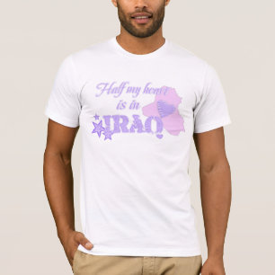 Ist Hälfte meine Herz-im Irak T-Shirt