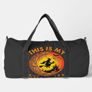 Ist Halloween-Kostüm Hexenschloss Kessel Duffle Bag
