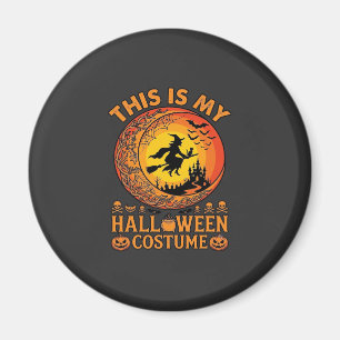 Ist Halloween-Kostüm Hexenschloss Kessel Magnet