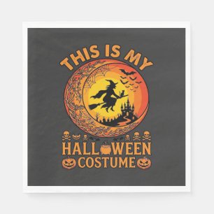 Ist Halloween-Kostüm Hexenschloss Kessel Serviette