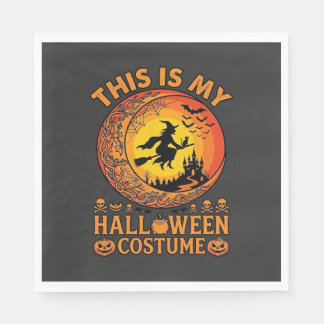 Ist Halloween-Kostüm Hexenschloss Kessel Serviette