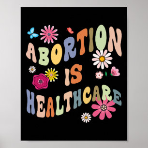 Ist Health Care Retro Floral Pro Choreograf Femini Poster