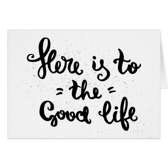 Ist hier zum angenehmen Leben (Vorderseite (Horizontal))