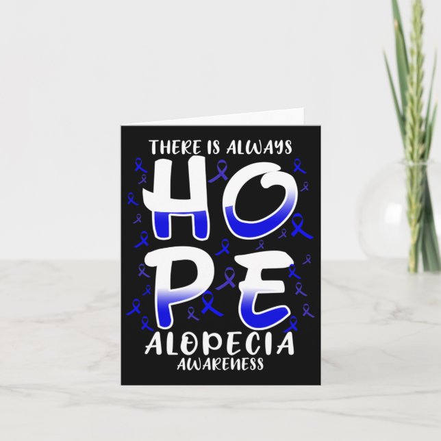 Ist immer Hoffnung. Alopezie Karte (Vorderseite)