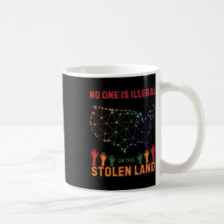 ist in diesem gestohlenen Land-Aufkleber illegal Kaffeetasse