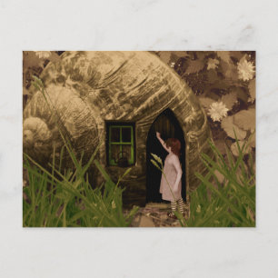 Ist jemand auf Zuhause? Postkarte