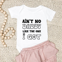 Ist kein Papa wie der, den ich Got habe | Neues Ba Baby Strampler