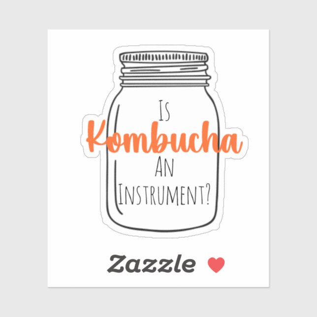 Ist KombuchaAInstrument?-CustomSticker Aufkleber (Blatt)