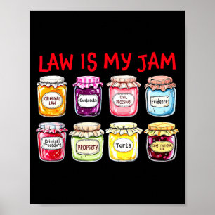 Ist Law Jam Anwalt Rechtsanwälte Kollege Poster