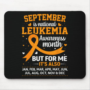 Ist Leukämie Bewusstseinsmonat Mousepad
