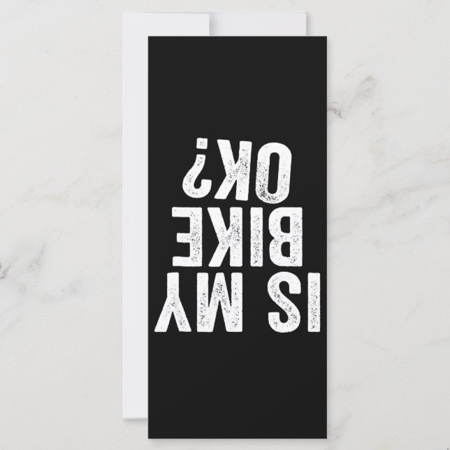 Ist mein Bike Ok Funny Geschenk für Biker (Vorderseite)