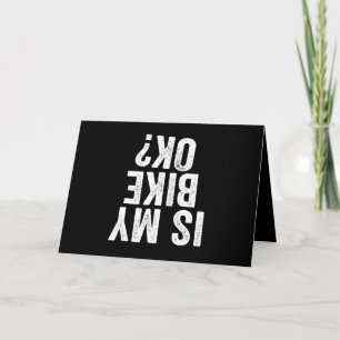 Ist mein Bike Ok Funny Motorrad Dirt Bike Biker Karte