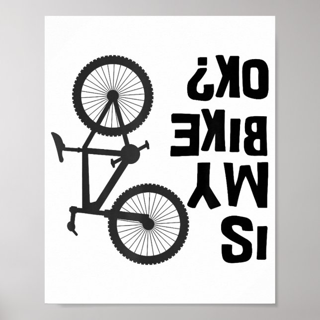 Ist mein Bike OK Funny Mountain Bike? Poster (Vorne)