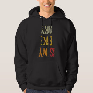 Ist mein Fahrrad Ok Retro BMX Radfahrer Old School Hoodie