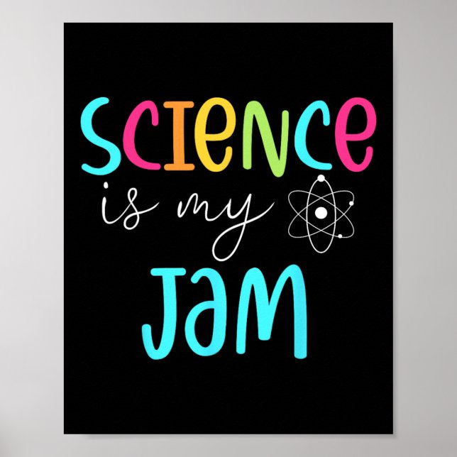 Ist mein Jam Niedlich Science Teacher Wertschätzun Poster (Vorne)