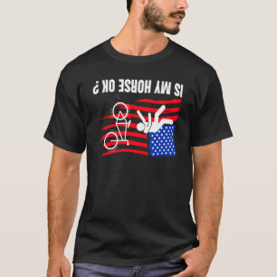 Ist mein Pferd okay   Fahrradunfall Amerikanisch T-Shirt