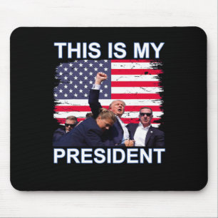 Ist mein Präsident Trump die Wahlen 2024? Mousepad