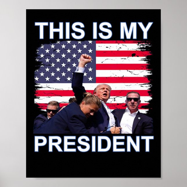 Ist mein Präsident Trump die Wahlen 2024? Poster (Vorne)