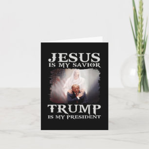 Ist mein Retter Trump mein Präsident 1 Karte