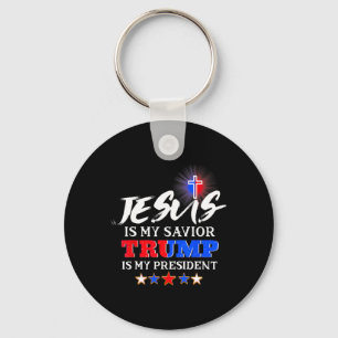 Ist mein Retter Trump mein Präsident Christlich? Schlüsselanhänger