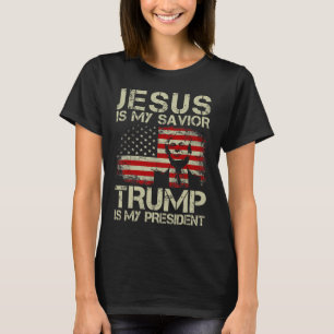 Ist mein Retter Trump mein Präsident Trump 2024 US T-Shirt