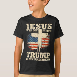 Ist mein Retter Trump mein Präsident Trump-Unterst T-Shirt