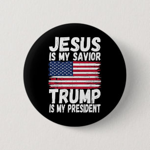 Ist mein Retter Trump mein republikanisches Gesche Button