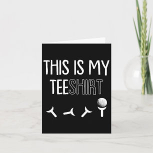 Ist mein T-Shirt Vathers Day Golf Pub Golfspielen  Karte