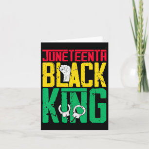 Ist mein Unabhängigkeitstag der schwarze Königsvat Karte