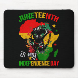 Ist mein Unabhängigkeitstag frei für schwarze Mäus Mousepad