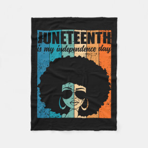 Ist mein Unabhängigkeitstag Schwarze Frauen 4. Jul Fleecedecke