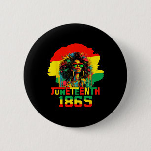 Ist mein Unabhängigkeitstag Schwarze Frauen Freihe Button