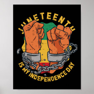 Ist mein Unabhängigkeitstag schwarze Geschichte af Poster