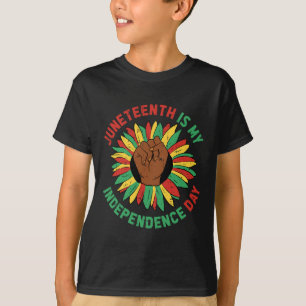 Ist mein Unabhängigkeitstag schwarze Geschichte af T-Shirt