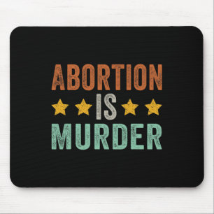 Ist Mord - Feminist Pro Choice Retro Vintag Mousepad