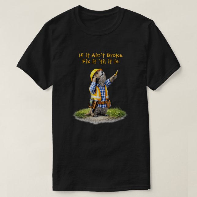"Ist nicht kaputt" T-Shirt (Design vorne)