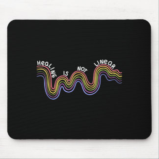 ist nicht linear lustiger Regenbogen psychische Ge Mousepad