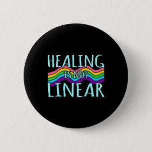 Ist nicht linear Mental Health Awareness Grafik Button