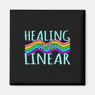 Ist nicht linear Mental Health Awareness Grafik Magnet