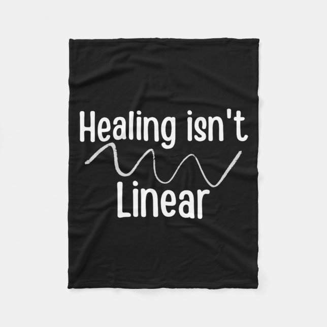 Ist nicht linear Motivationsbewusstsein für psychi Fleecedecke (Vorderseite)
