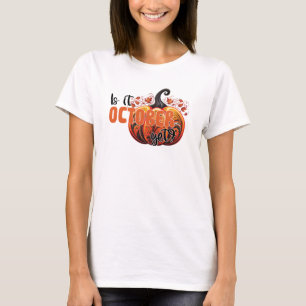 Ist Oktober noch? - Spooky Gothic Pumpkin T-Shirt