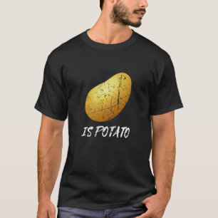 Ist Potato Gemüse-Kartoffeln Fass Grunge T-Shirt