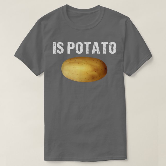 Ist Potato im Fernsehen, wie an später Nacht geseh T-Shirt (Design vorne)